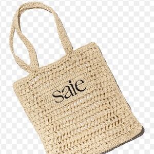Saie Hand Woven Raffia Tote